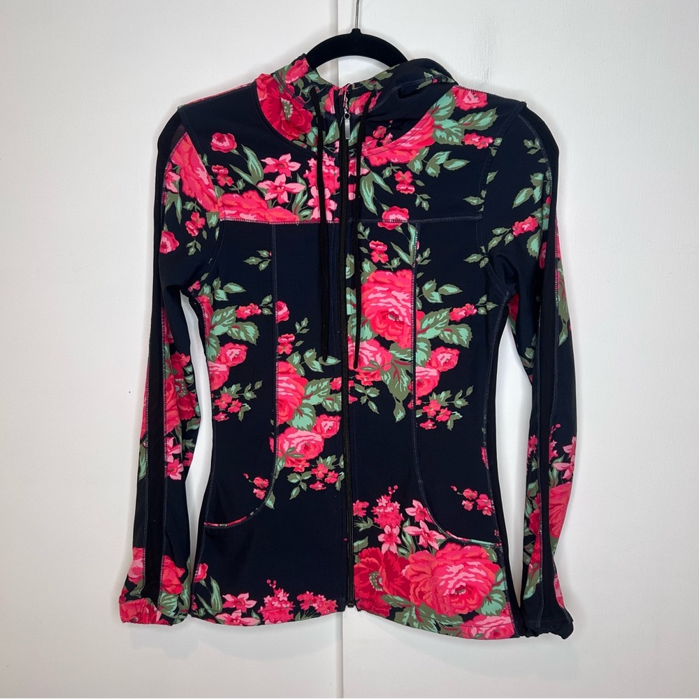 Albion Fit Antigua Floral Hooded Jacket